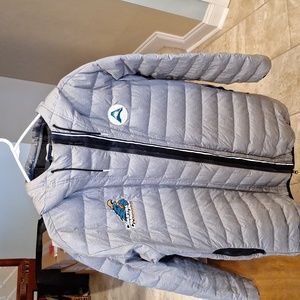 Grey Coastal Carolina Puffy Coat